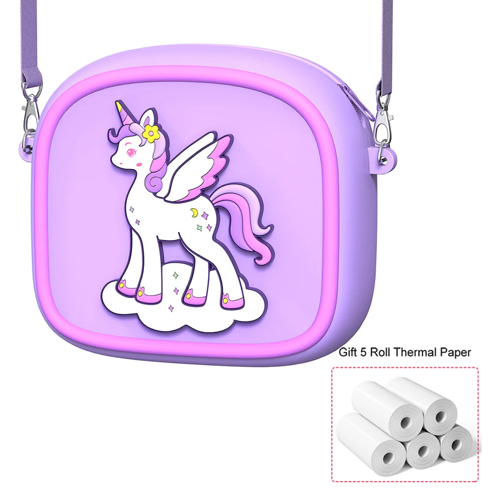 AMORUS Kids Camera Instant Dual Lens Selfie