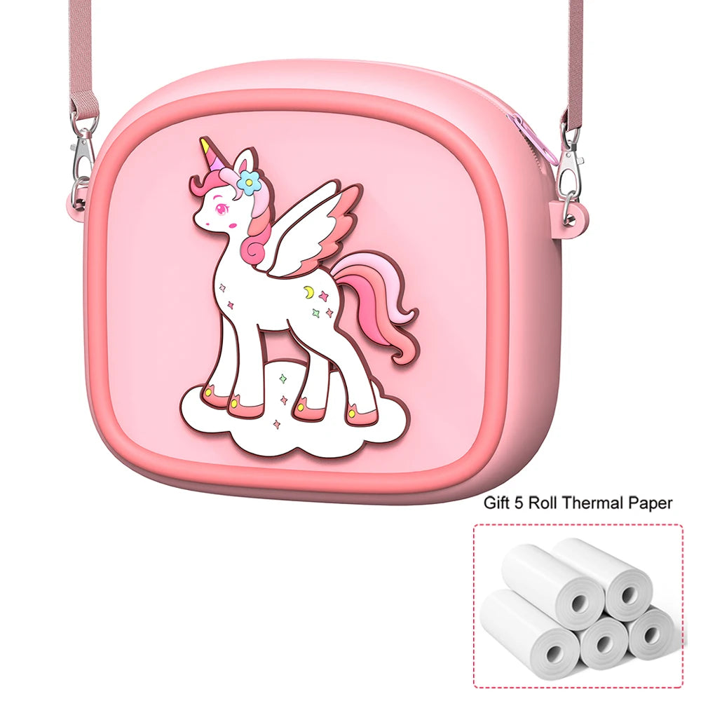 AMORUS Kids Camera Instant Dual Lens Selfie